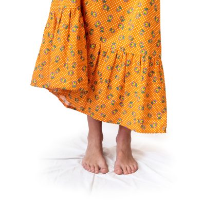 Abito arancio anni 70