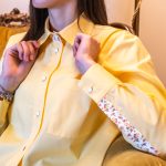 Camicia sartoriale PEACH variante giallo - immagine 4