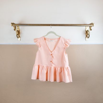 Camicia sartoriale SUMMER variante a righe arancio