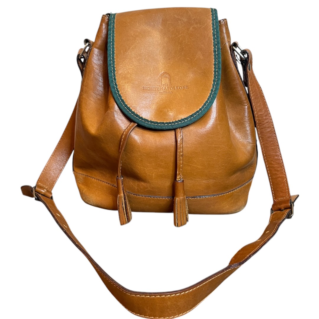 Borsa Da Medico Menarini In Pelle Color Cuoio Anni 80 Vintage