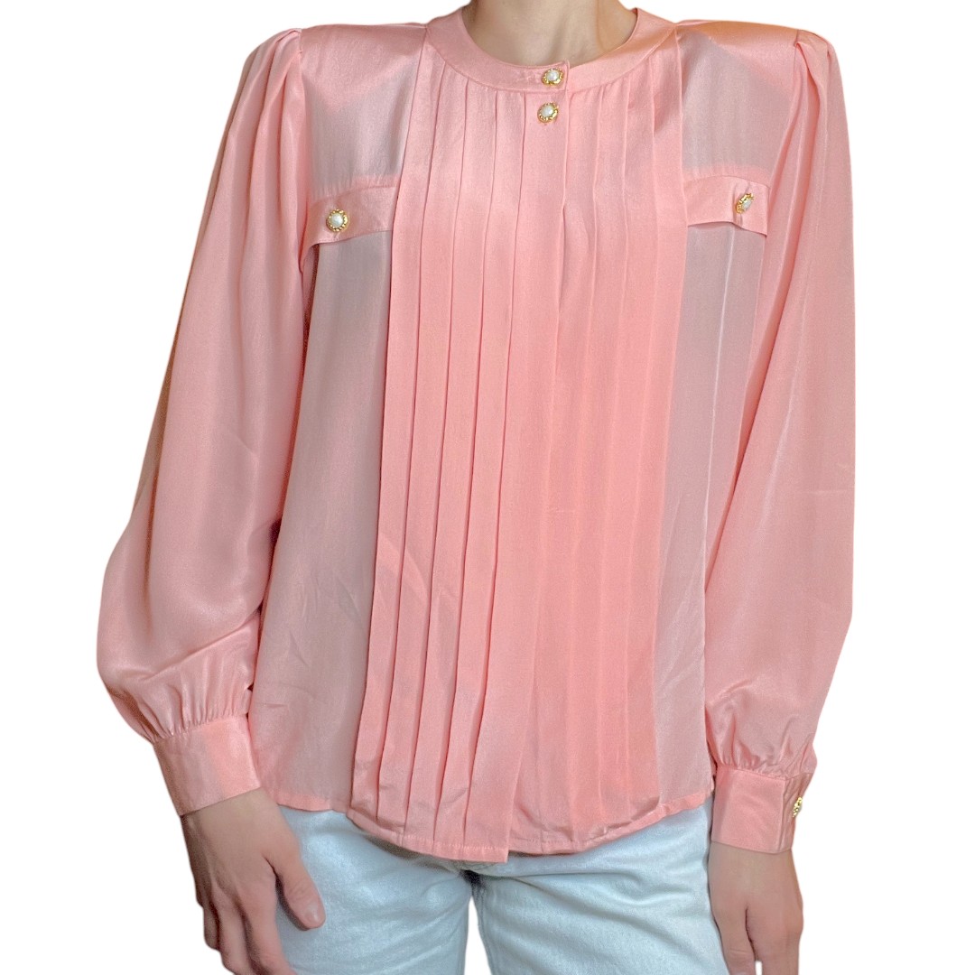 camicia rosa -Photoroom camicia in seta rosa