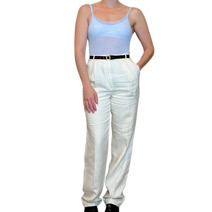 Pantalone bianco panna