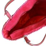 Borsa in paglia con fiori