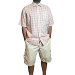 Camicia Timberland a quadri arancione
