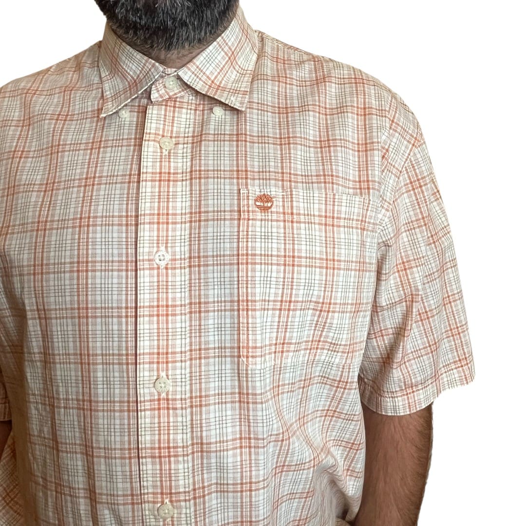 IMG_3599-Photoroom Camicia Timberland a quadri arancione