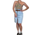Gonna in jeans chiaro