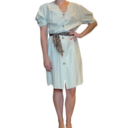 Abito beige in viscosa