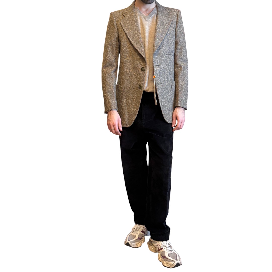 look blazer beige (10) Blazer in lana melange