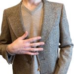 Blazer in lana melange
