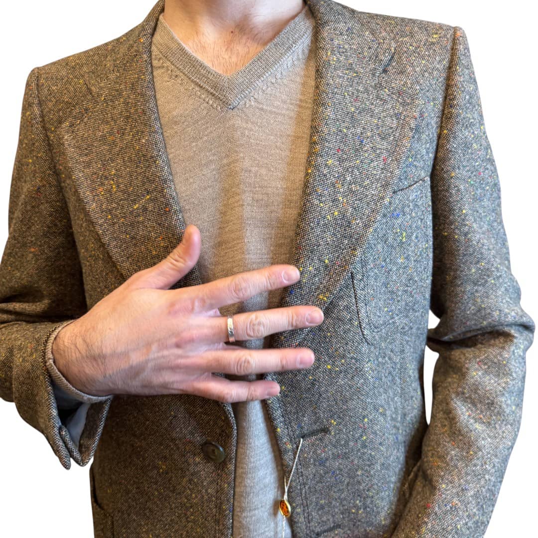 look blazer beige (4) Blazer in lana melange