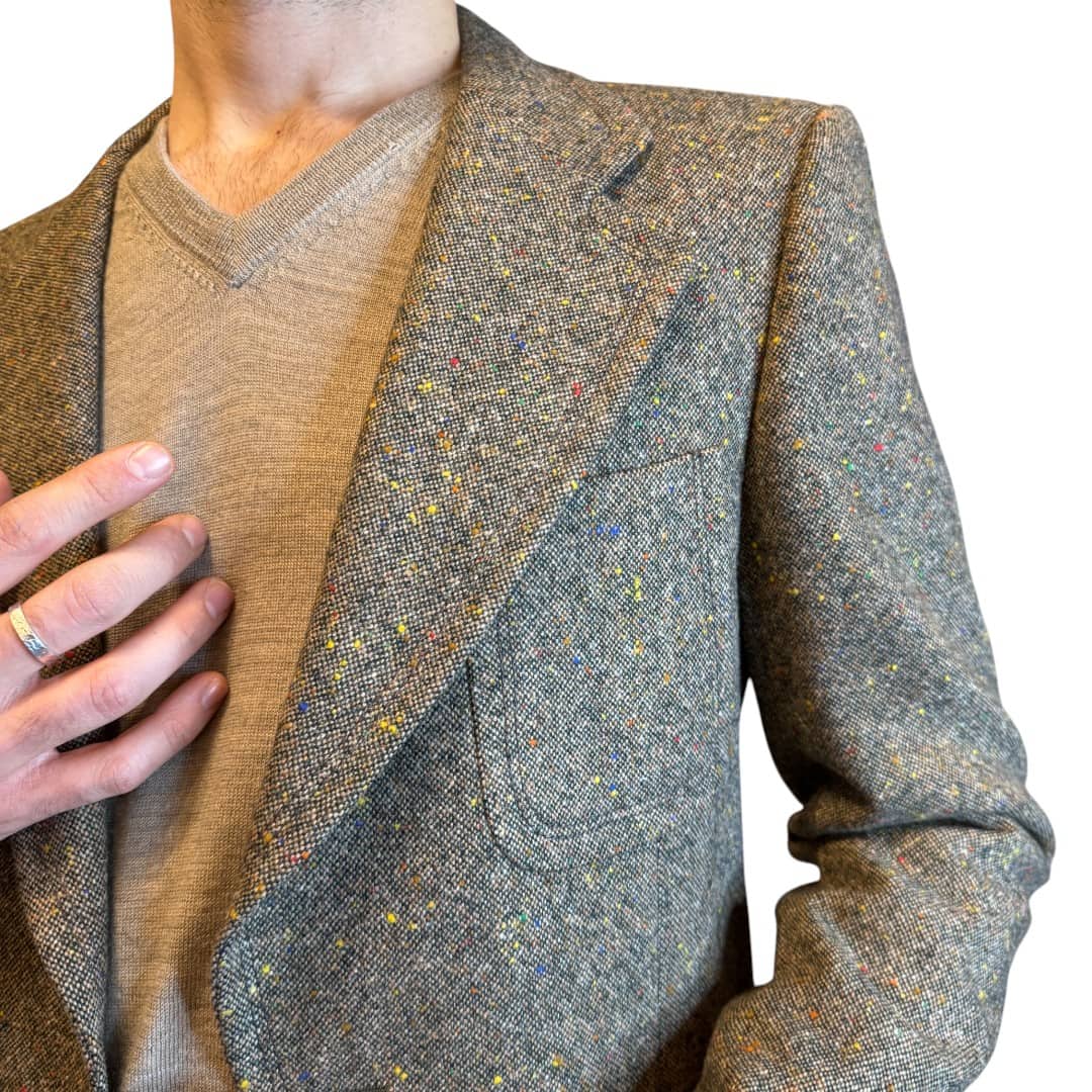 look blazer beige (5) Blazer in lana melange