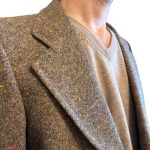 Blazer in lana melange