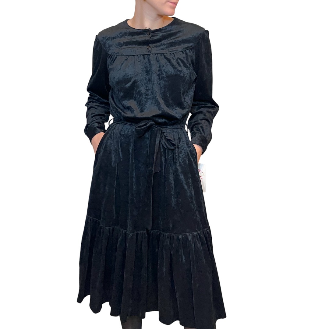 IMG_0087 Abito vintage - velluto nero