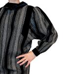 Abito vintage - con lurex argento