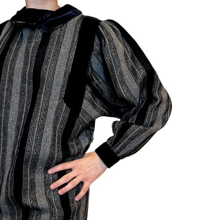 Abito vintage - con lurex argento