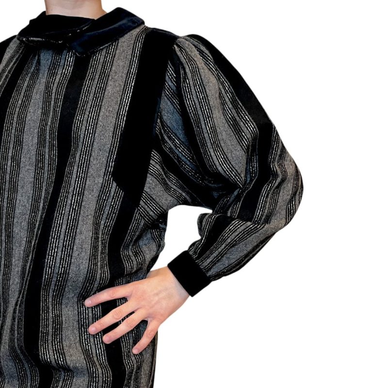 Abito vintage - con lurex argento