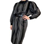 Abito vintage - con lurex argento