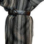 Cintura vintage - vera pelle nera