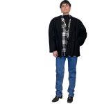 Stefanel - Blazer vintage - quadri bianco e nero