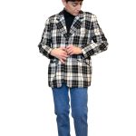 Stefanel - Blazer vintage - quadri bianco e nero
