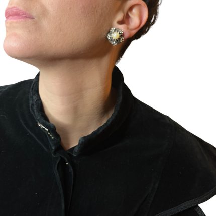 Orecchini vintage con perlina