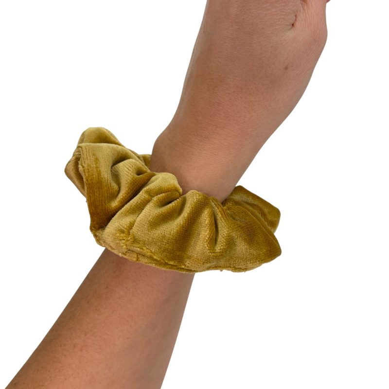 Vintage Groove Handmade - Scrunchie in velluto oro