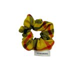 Vintage Groove Handmade - Scrunchie tartan giallo