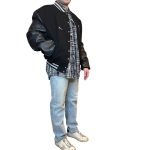 Bomber vintage nero