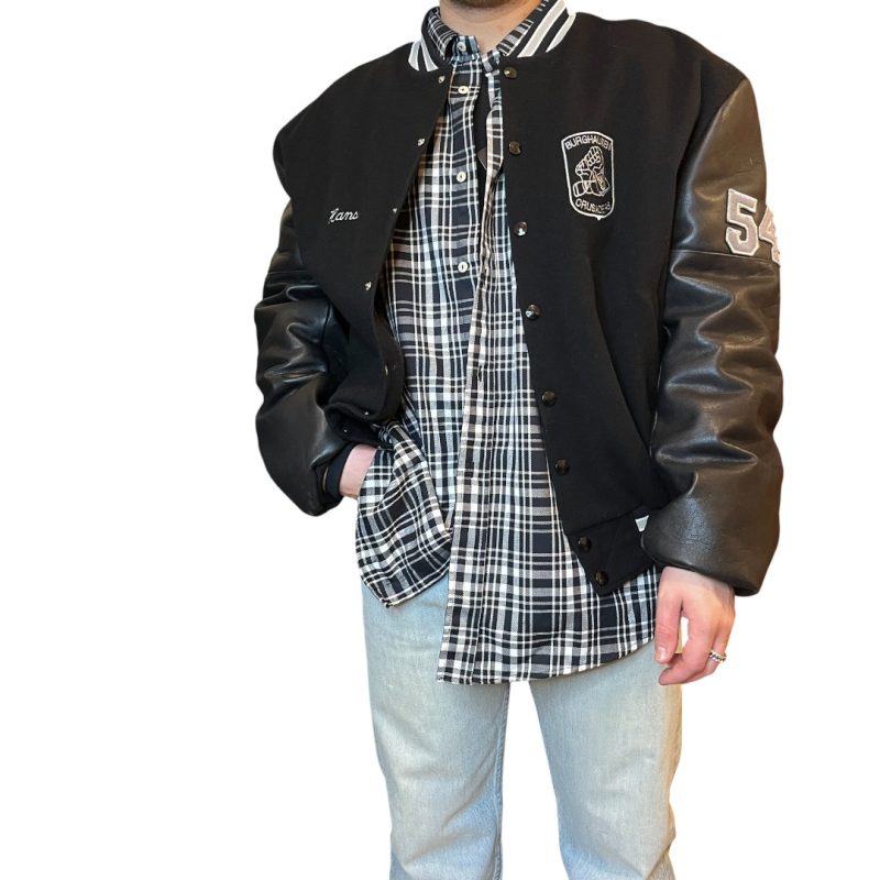 Bomber vintage nero