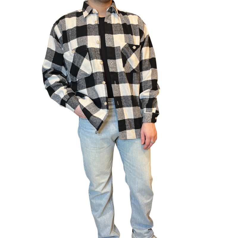 Tipo's - camicia di flanella vintage - fantasia a quadri