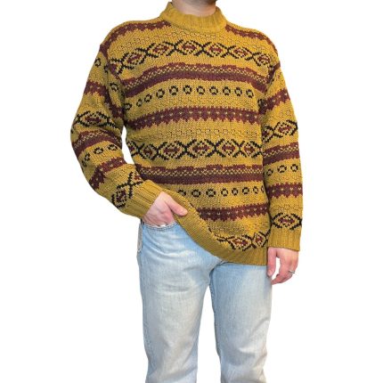 Maglione vintage - colore senape