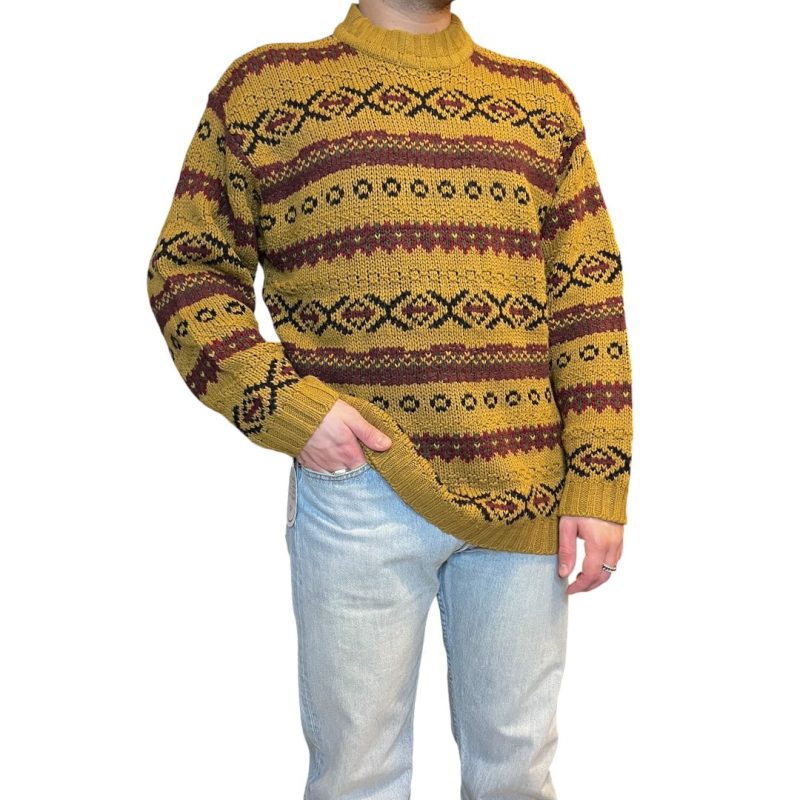 Maglione vintage - colore senape