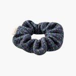 Vintage Groove Handmade - Scrunchie blu e verde - 100% lana
