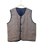 Vintage Groove Sartoriale - Gilet double face - blu - lungo