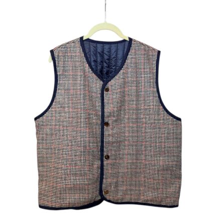 Vintage Groove Sartoriale - Gilet double face - blu - lungo