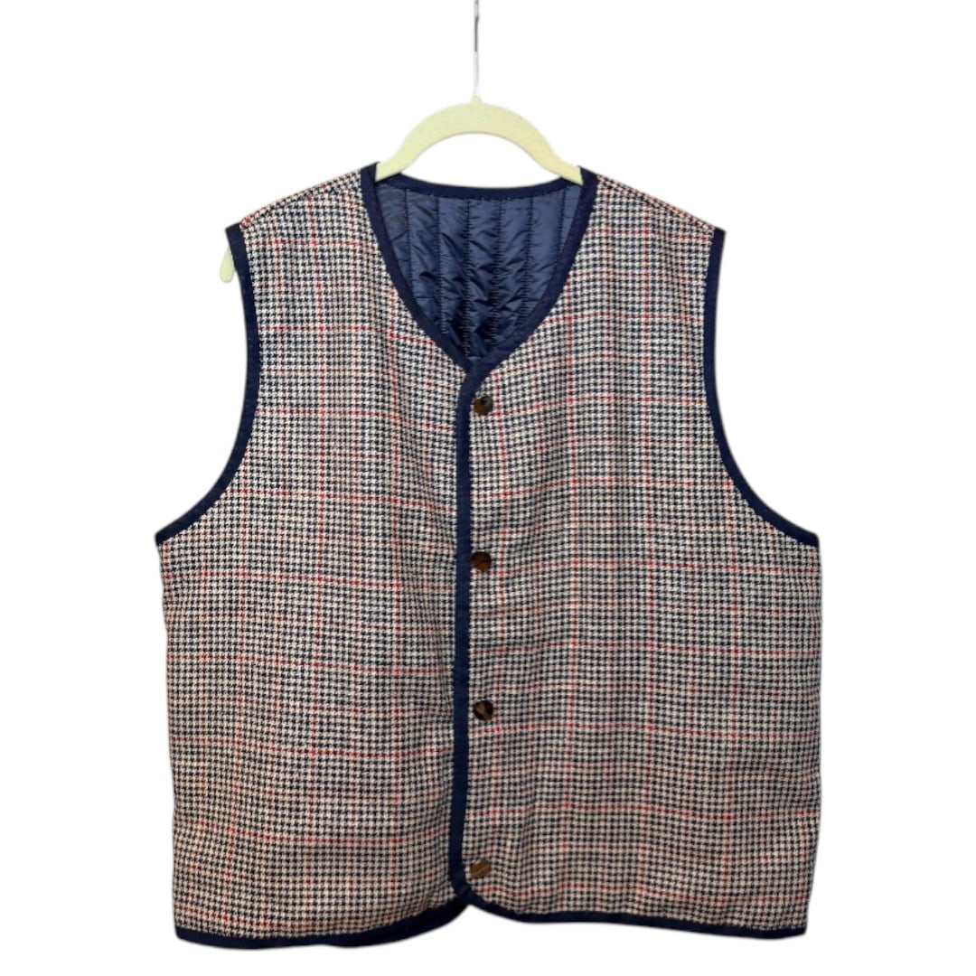 BLU LUNGO (2) Vintage Groove Sartoriale - Gilet double face - blu - lungo