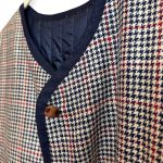 Vintage Groove Sartoriale - Gilet double face - blu - lungo