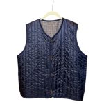 Vintage Groove Sartoriale - Gilet double face - blu - lungo