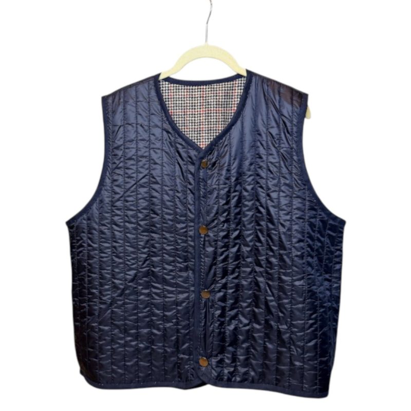 Vintage Groove Sartoriale - Gilet double face - blu - lungo