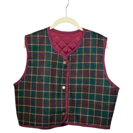 Vintage Groove Sartoriale - Gilet double face - bordeaux - corto
