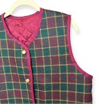 Vintage Groove Sartoriale - Gilet double face - bordeaux - lungo