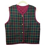 Vintage Groove Sartoriale - Gilet double face - bordeaux - lungo