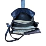 Borsa vintage - vera pelle blu