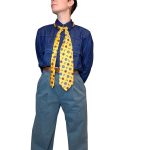 Cravatta vintage - gialla