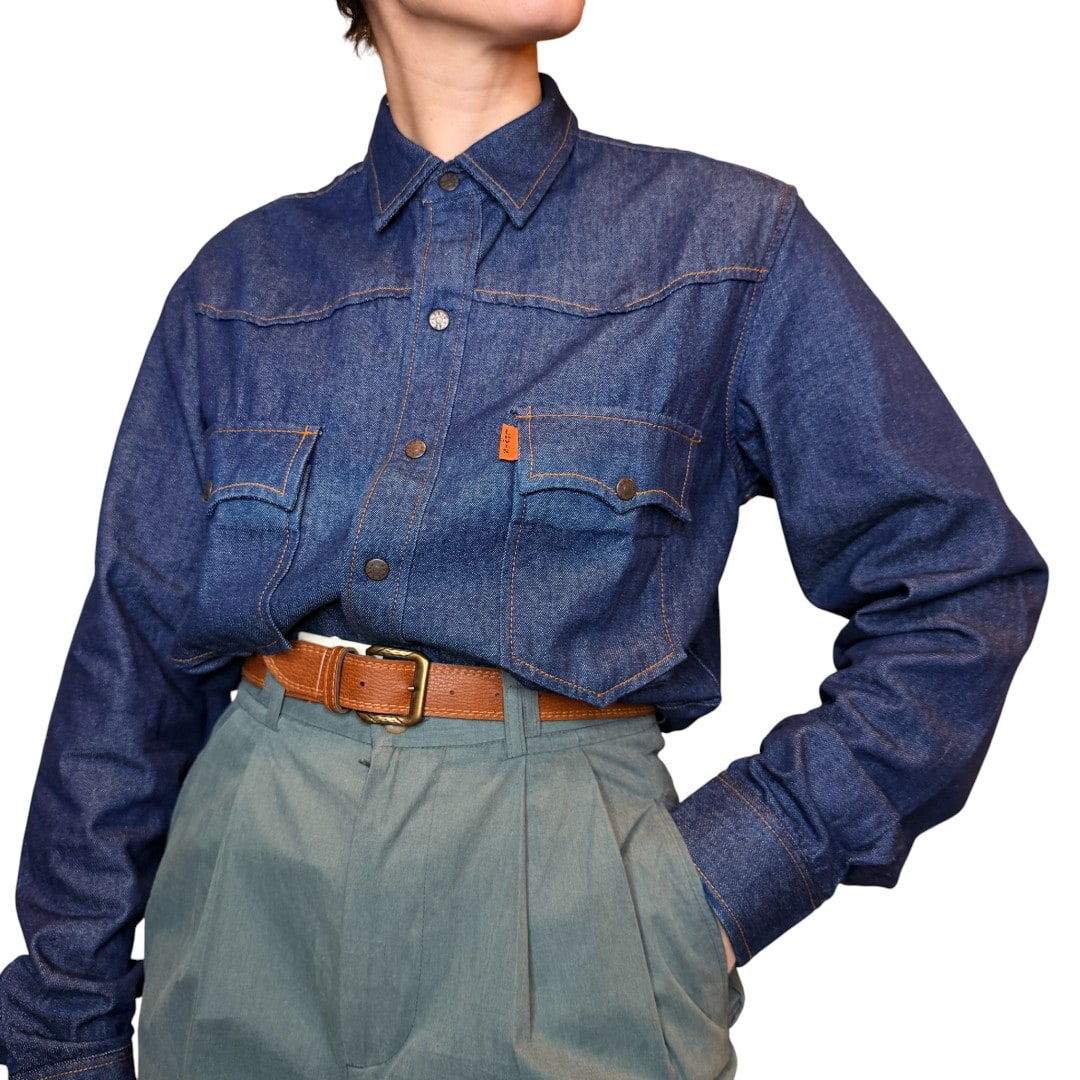 IMG_0516 Pantalone sartoriale vintage - petrolio