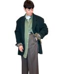 Blazer vintage - lana e cashmere - verde