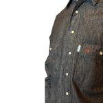 Casucci - camicia vintage in denim - nero