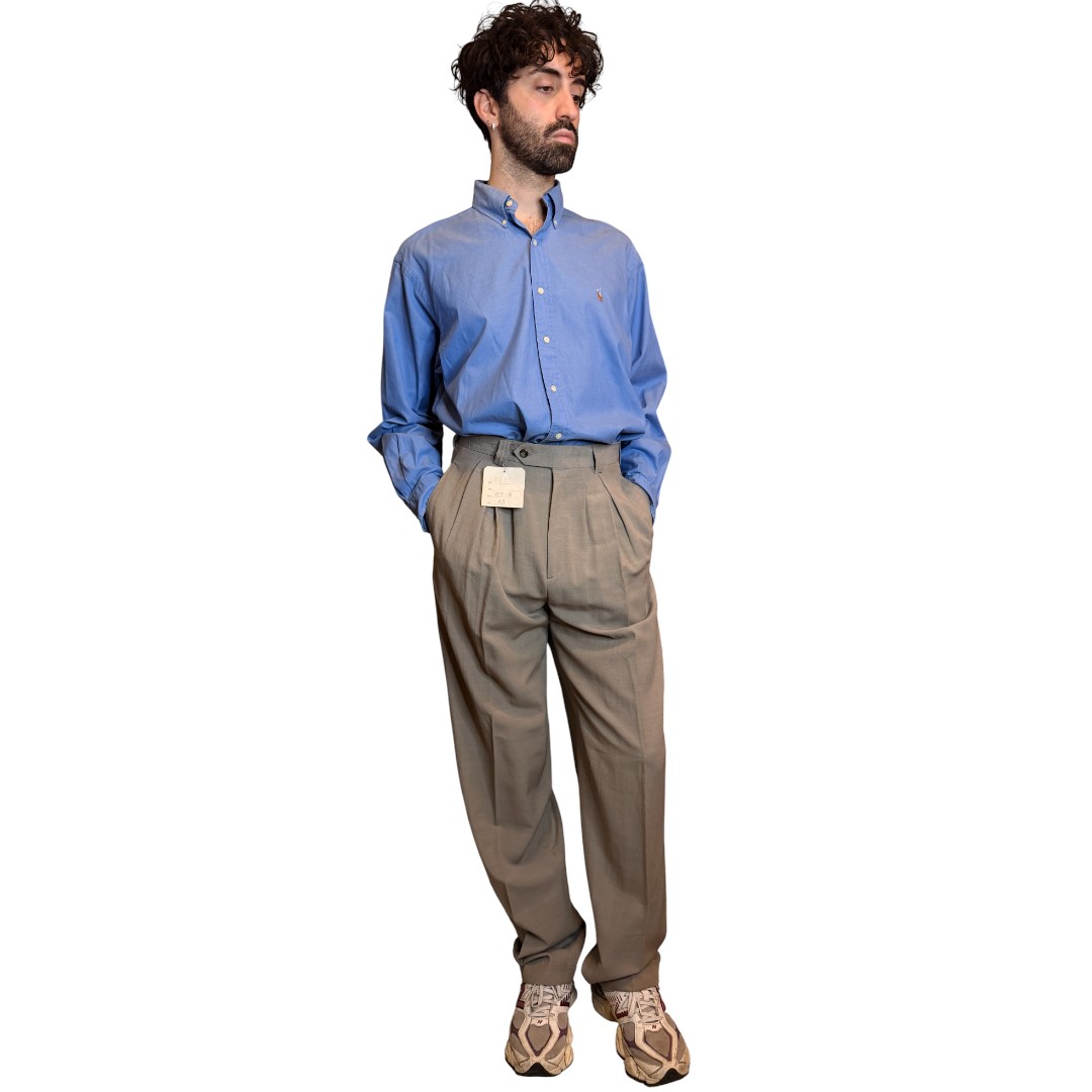 IMG_0842 Pantalone sartoriale grigio - misto lana