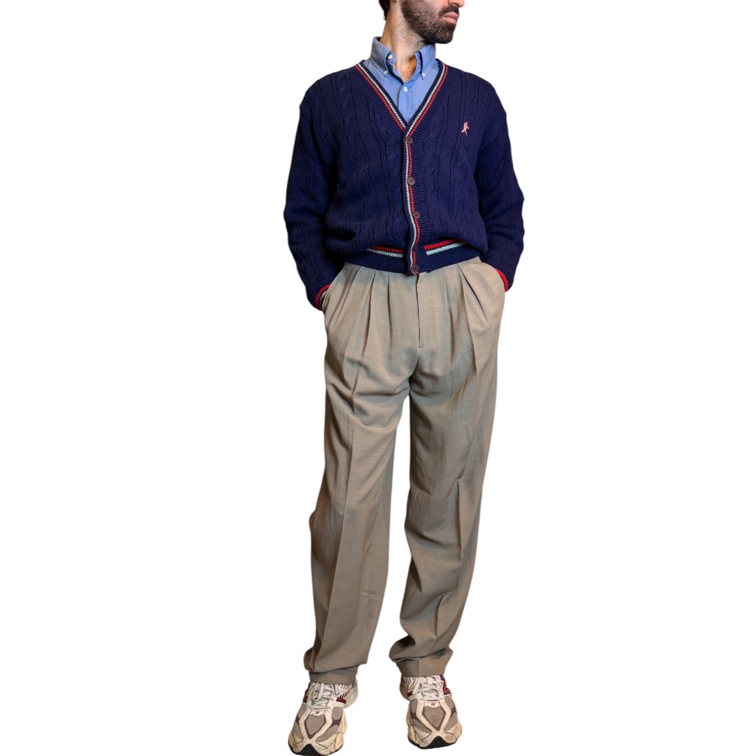 IMG_0847 Pantalone sartoriale grigio - misto lana
