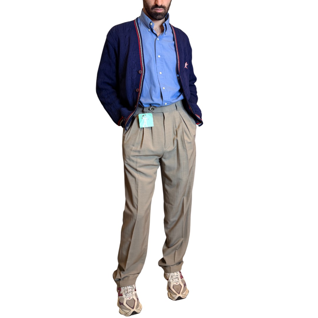 IMG_0865 Pantalone sartoriale grigio - misto lana
